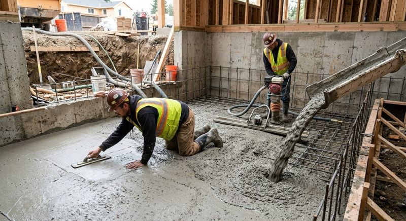 Basement Concrete Installation in Indian Mound, TN