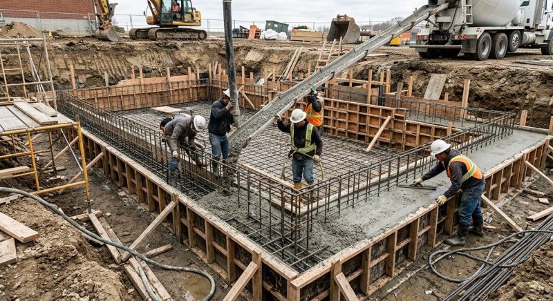 Basement Concrete Pouring in Clarksville, TN