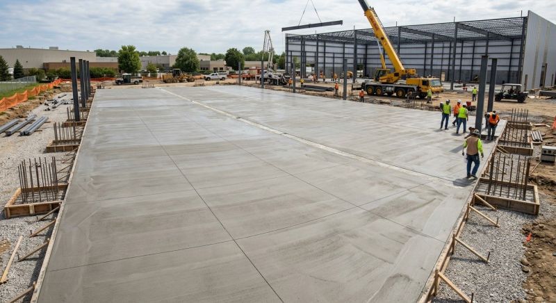 Commercial Slab Construction in Clarksville, TN