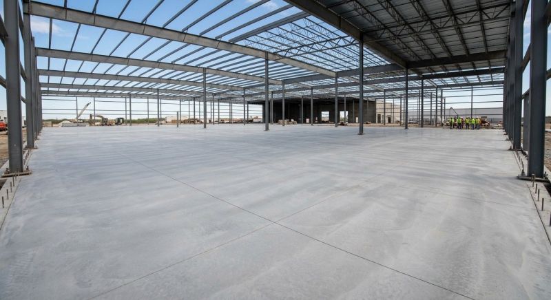 Commercial Slab Installation in Dover, TN