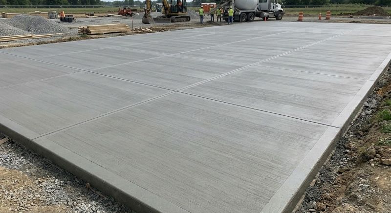 Commercial Slab Installation in Dover, TN