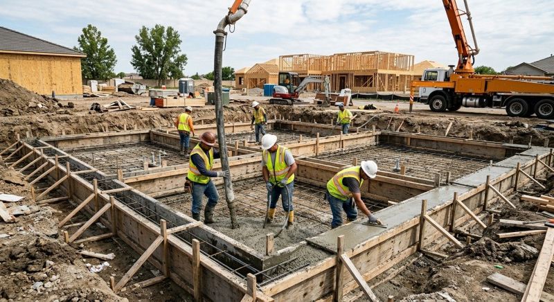 Concrete Foundation Installation in Indian Mound, TN