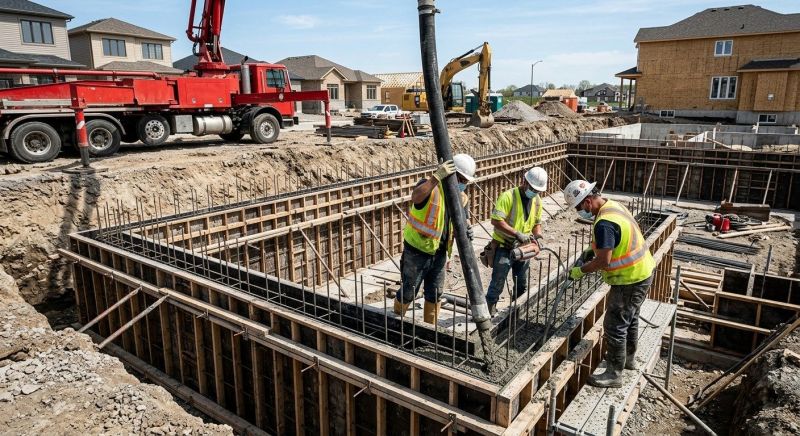 Concrete Foundation Pouring in Clarksville, TN