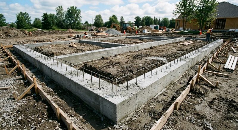 House Footing Construction in Clarksville, TN